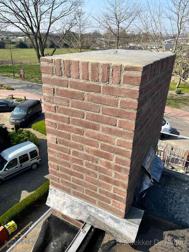 Schoorsteen Metselwerk Lood Deventer Schoorsteen Metselwerk Lood Deventer